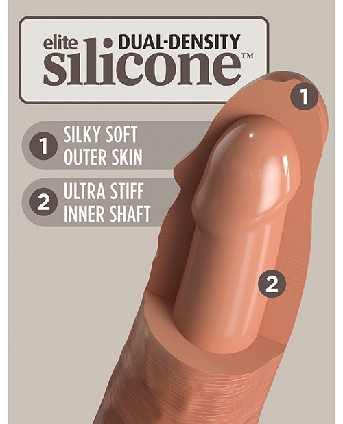 King Cock Elite 8&quot; Dual Density Silicone Cock