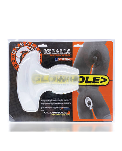 Oxballs Glowhole 1 Hollow Buttplug W/led Insert Small