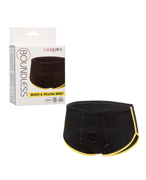 Boundless Boxer Brief - Black/Yellow
