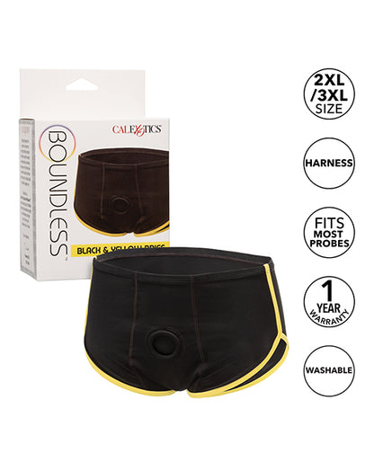Boundless Boxer Brief - Black/Yellow