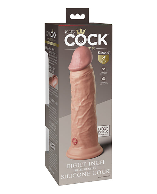 King Cock Elite 8&quot; Dual Density Silicone Cock