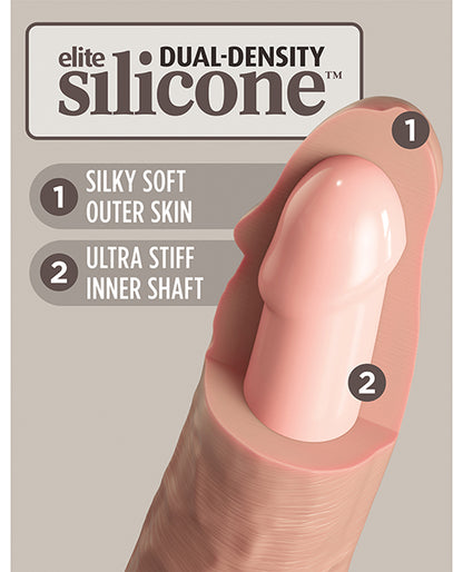 King Cock Elite 8&quot; Dual Density Silicone Cock