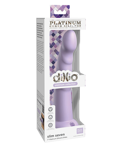 Dillio Platinum 7&quot; Slim Seven Silicone Dildo