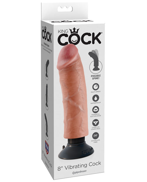 &quot;King Cock 8&quot;&quot; Vibrating Cock&quot;