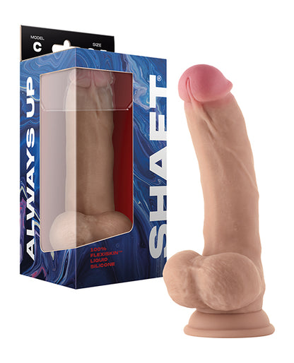 Shaft Model C Flexskin Liquid Silicone 8.5&quot; Curved Dong W/balls