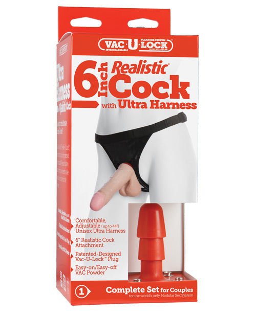 Ultra Harness 2 Set 3 Realistic Dong &amp; Powder