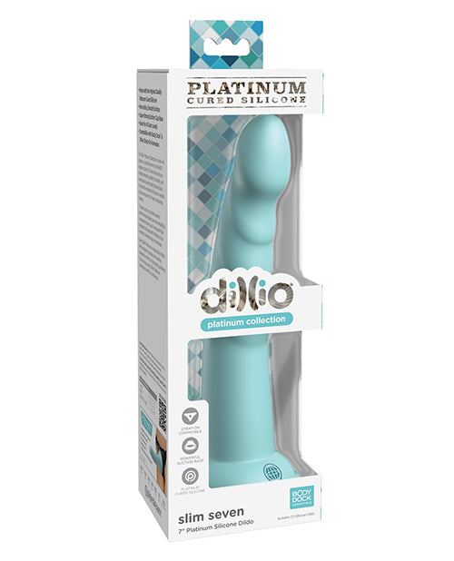 Dillio Platinum 7&quot; Slim Seven Silicone Dildo