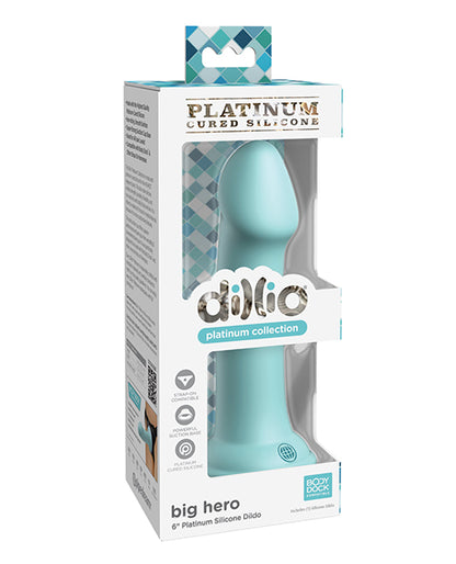 Dillio Platinum 6&quot; Big Hero Silicone Dildo