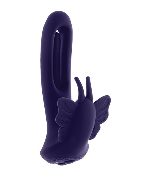 Evolved Lord of the Wings Flapping &amp; Vibrating Stimulator - Purple