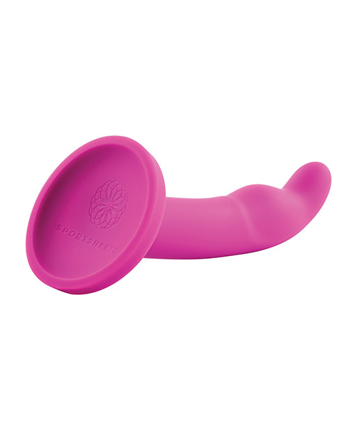 Sportsheets Tana 8&quot; Silicone G Spot Dildo - Pink