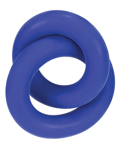 Hunky Junk Duo Linked Cock &amp; Ball Rings - Cobalt