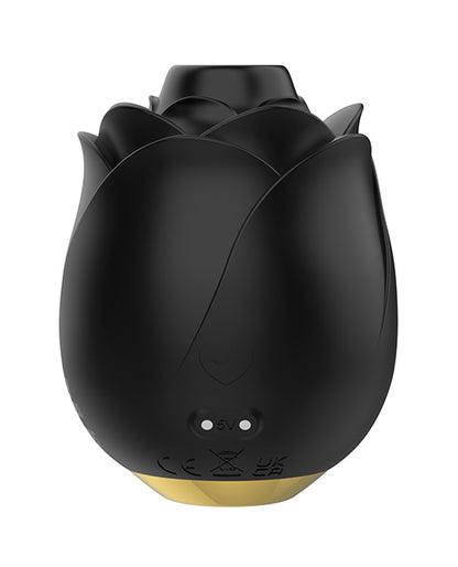 Fifty Shades of Grey Hearts &amp; Flowers Rose Vibrator - Black