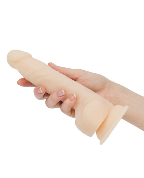 Naked Addiction 8&quot; Rotating &amp; Vibrating Dong - Flesh