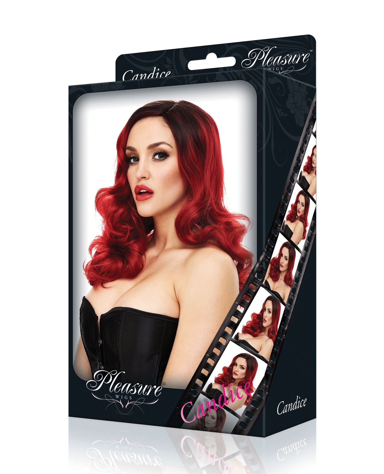 Pleasure Wigs Candice - Black/Red