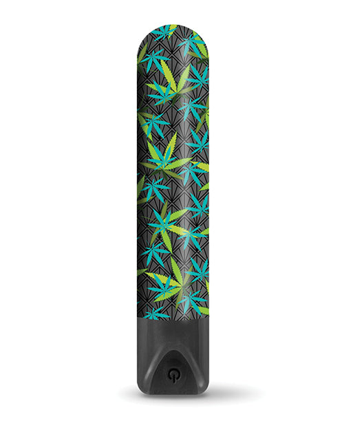 Buzzed 3.5&quot; Rechargeable Bullet - Canna Queen Black