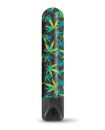 Buzzed 3.5&quot; Rechargeable Bullet - Canna Queen Black