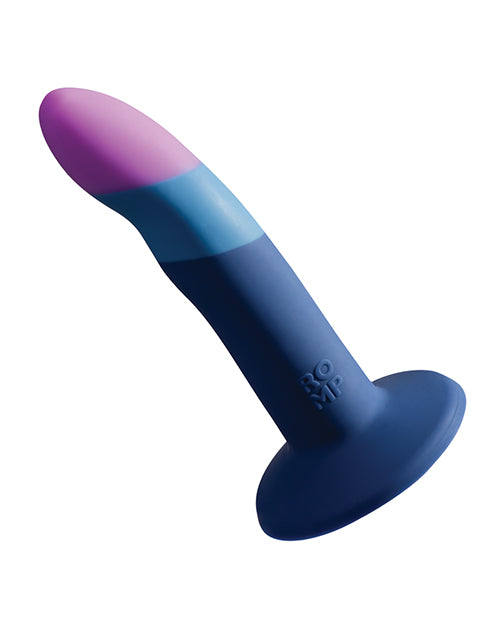 ROMP Piccolo 3 Color 5.5&quot; Dildo Pegging Kit - Blue