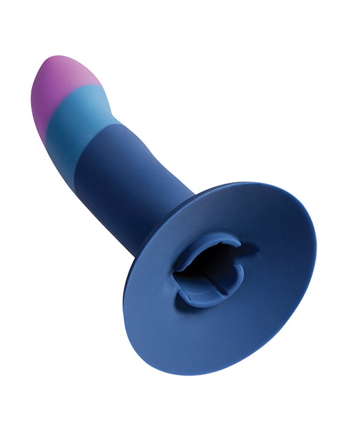 ROMP Piccolo 3 Color 5.5&quot; Dildo Pegging Kit - Blue