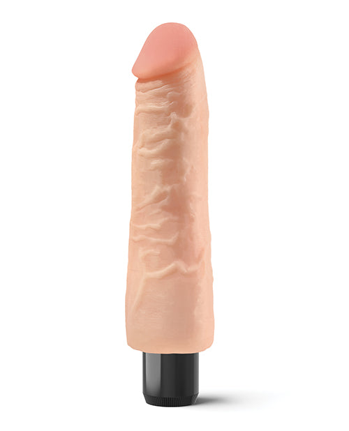Real Feel No. 5 Long 7.5&quot; Vibe Waterproof - Mutli-speed Flesh