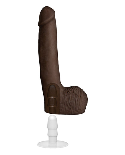 Rob Piper Cock w/Balls &amp; Suction Cup - Chocolate