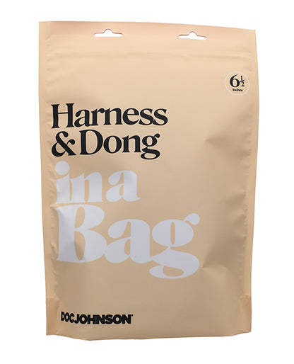 In A Bag Harness &amp; Dong - Black