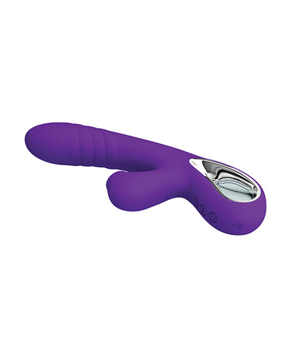 Pretty Love Jersey Sucking &amp; Vibrating Rabbit - Purple