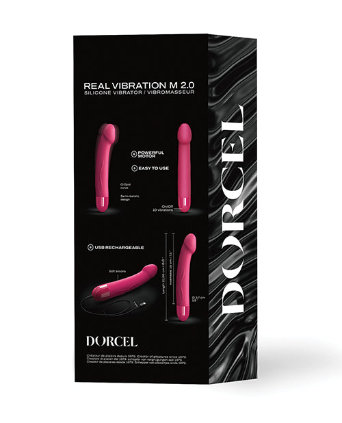 Dorcel Real Vibration M 8.6&quot; Rechargeable - Pink