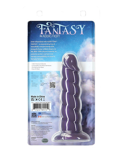 Fantasy Addiction 7&quot; Unicorn Dildo - Purple