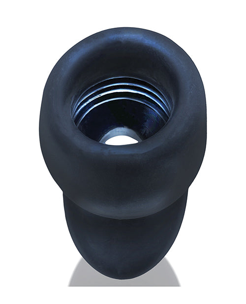 Oxballs Morphhole 2 Gaper Plug Large - Black Ice