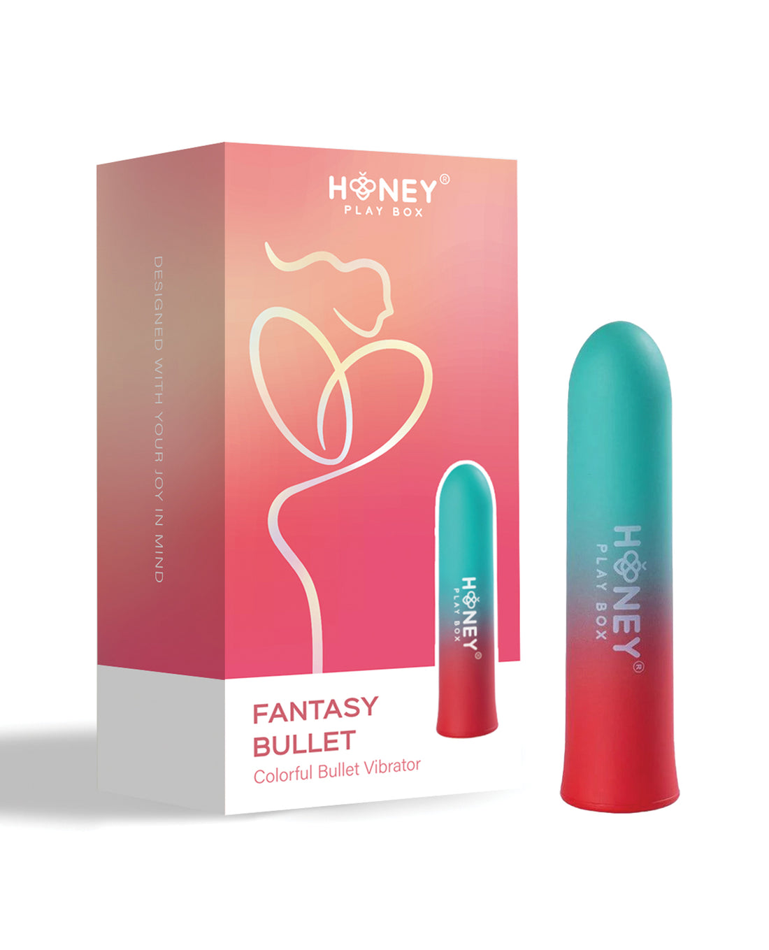 Fantasy Color Gradient Bullet Vibrator - Sky Blue