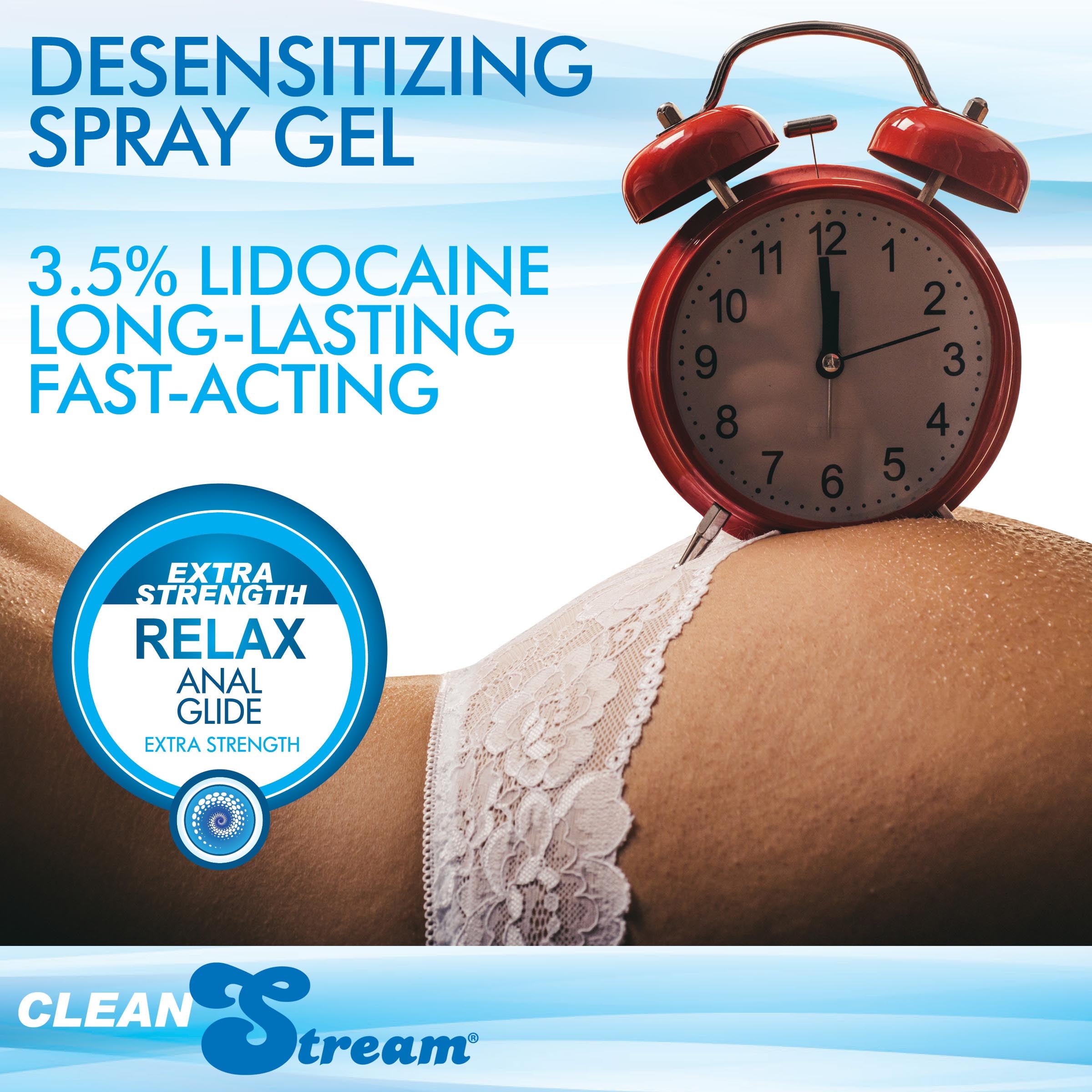 Clean Stream Relax Desensitizing Anal Lube 17 Oz