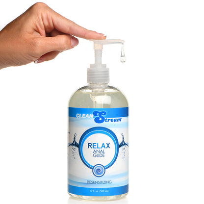 Clean Stream Relax Desensitizing Anal Lube 17 Oz