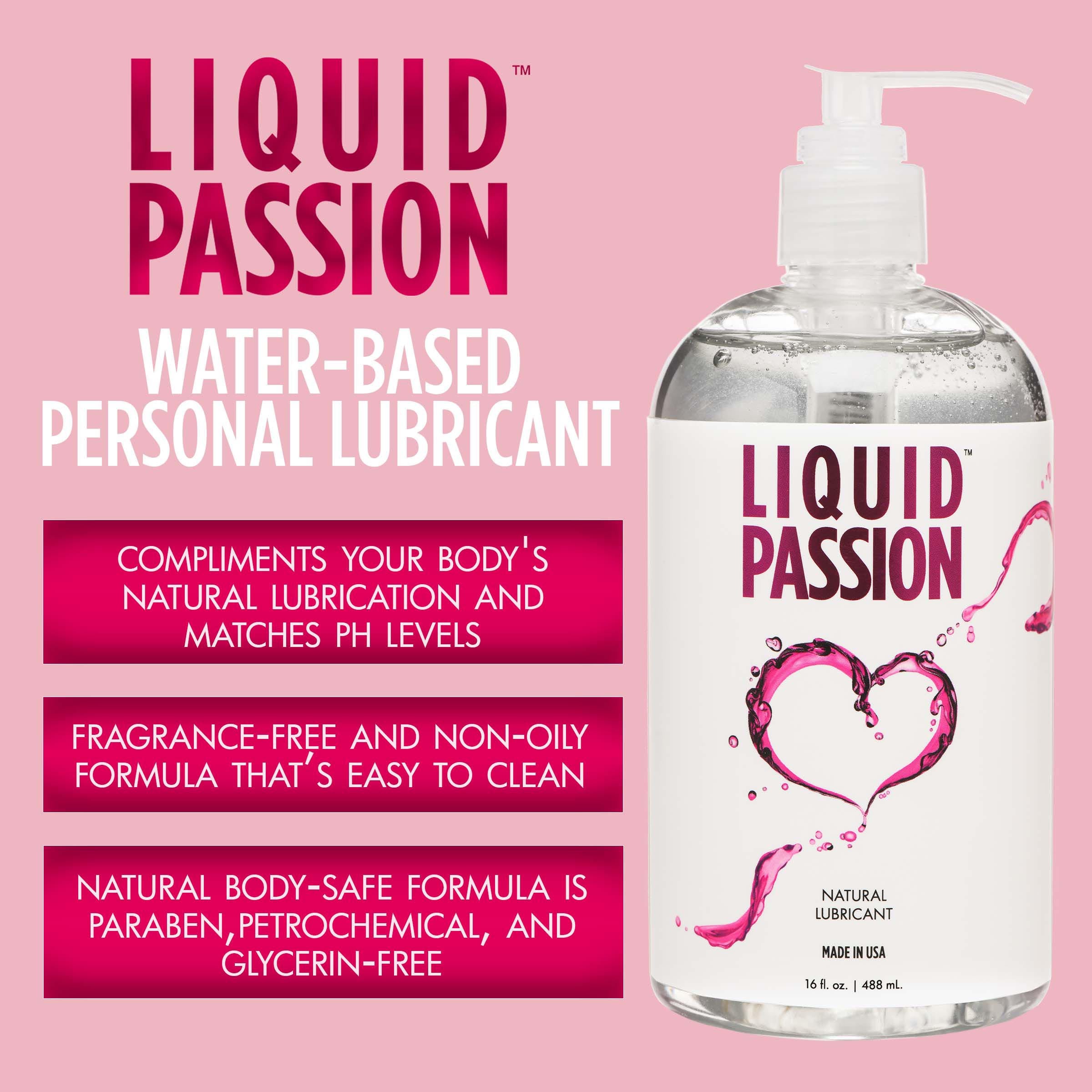 Liquid Passion Natural Lubricant - 16oz