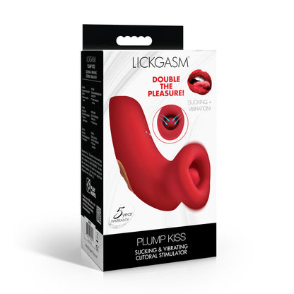 Plump Kiss Sucking And Vibrating Clitoral Stimulator